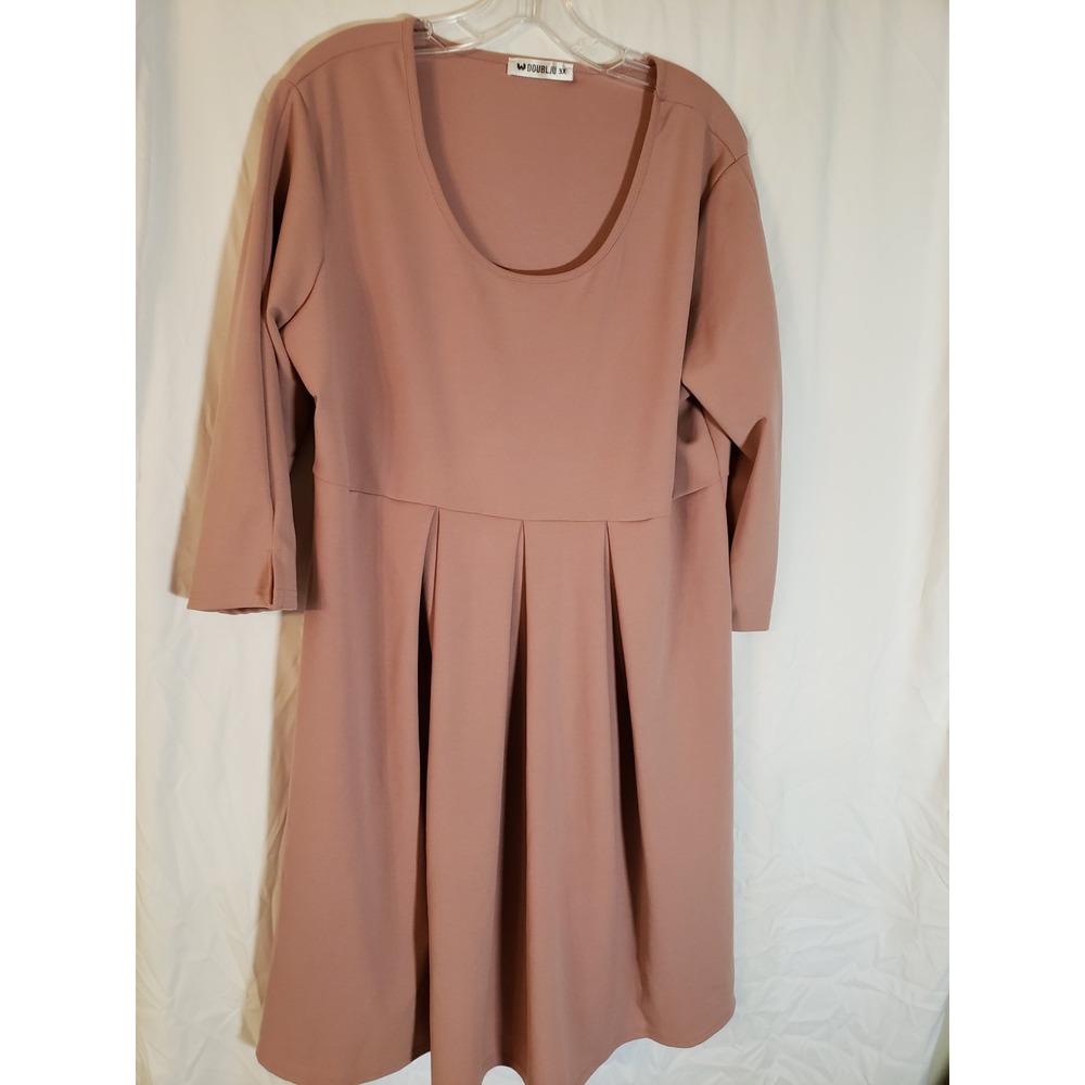 Women's Doublju Mauve Long Sleeve Dress Size 3X